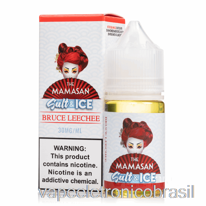 Vape Vaporesso Gelo Bruce Sal Sanguessuga - O E-líquido Mamasan - 30ml 50mg